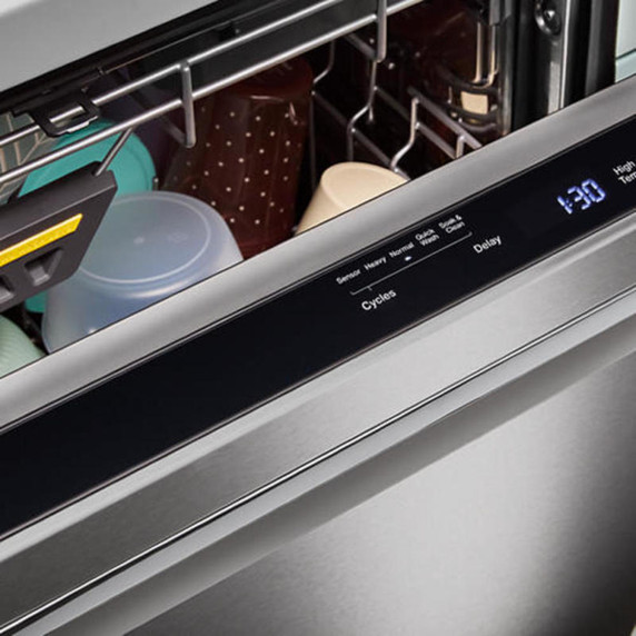 Whirlpool® 24-Inch Dishwasher with Total Coverage Wash Action and Auto Open Air Dry in Fingerprint Resistant Stainless Steel WDPS8024SZ