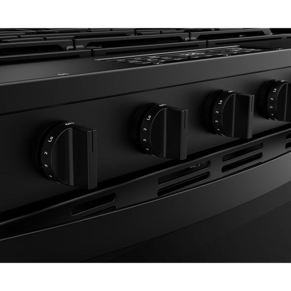Whirlpool® 30-inch Gas Smart Range with Fan Convection Air Cooking Technology WSGS5030SB