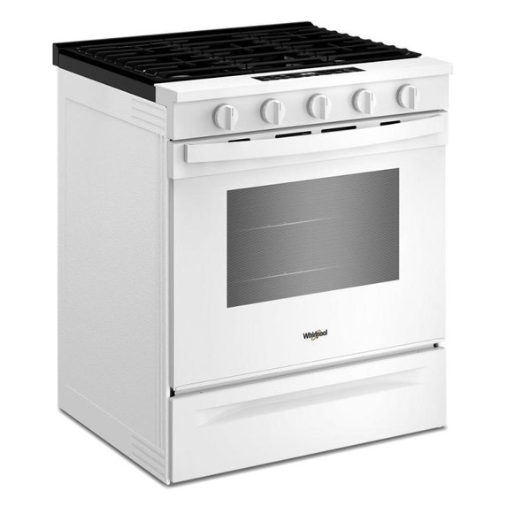 Whirlpool® 30-inch Gas Range with Air Cooking Technology WSGS5030SW