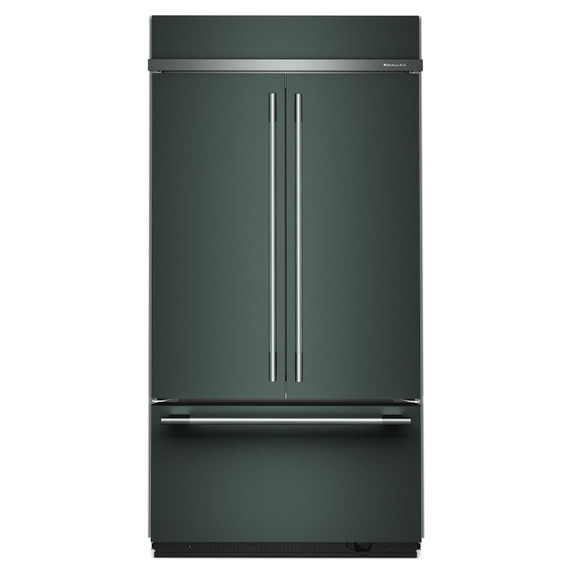 Kitchenaid® 24.2 Cu. Ft. 42" Built-In French Door Bottom Mount Refrigerator with Platinum Interior KBFN542SJP