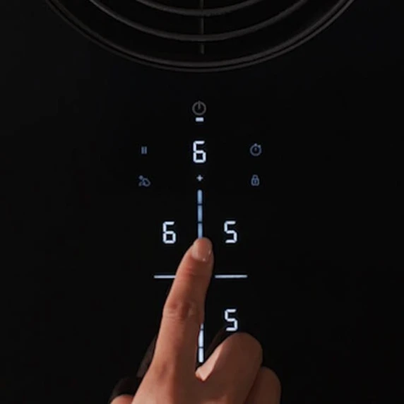Kitchenaid® 36-inch NextGen Induction Downdraft Cooktop with Bridge XL Even-Heat™  Zone KCID936SBL