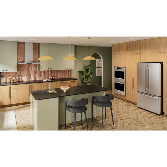 Kitchenaid® 31 cu. ft. French Door Refrigerator with Interior Water and Ice KRFF336SPS