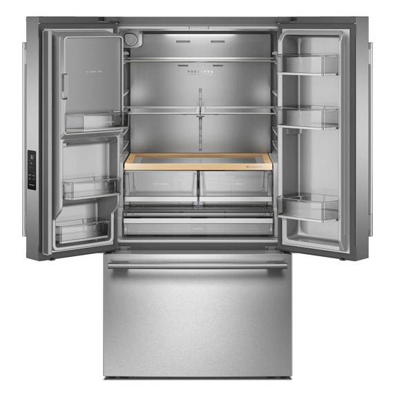 Kitchenaid® 30 cu. ft. French Door Refrigerator with Exterior Water and Ice KRFF436SPS