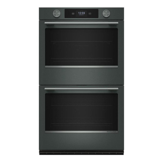 Kitchenaid® 30-inch Smart Electric Double Wall Oven with Assisted Cooking Modes - Juniper KOED730SJP