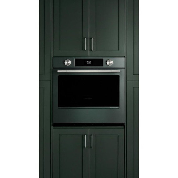 Kitchenaid® 30-inch Smart Electric Single Wall Oven with Assisted Cooking Modes - Juniper KOES730SJP