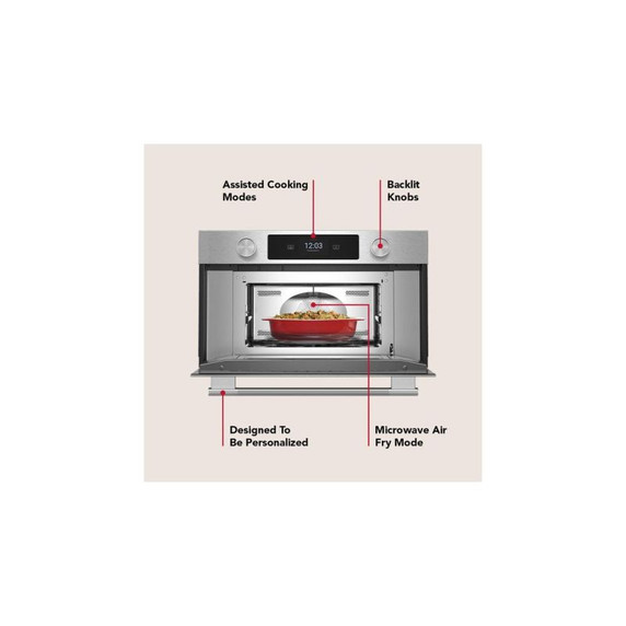 Kitchenaid® 27" Built In Microwave Oven with Air Fry KMBS727SPS