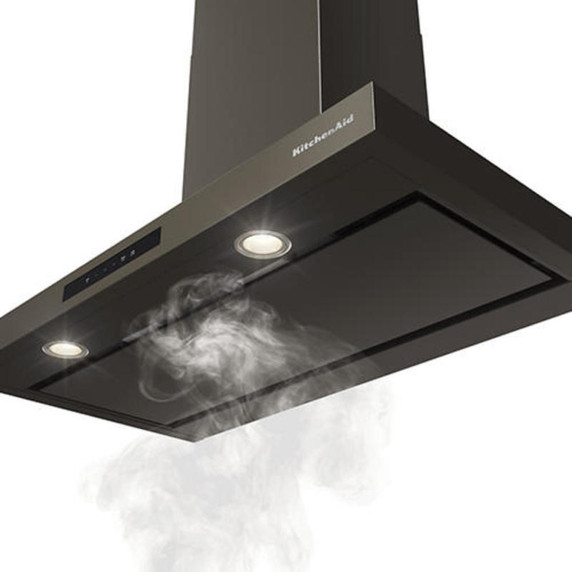 KitchenAid® 36-inch Wall-Mount, 4-Speed Canopy Hood KVWC736SBE