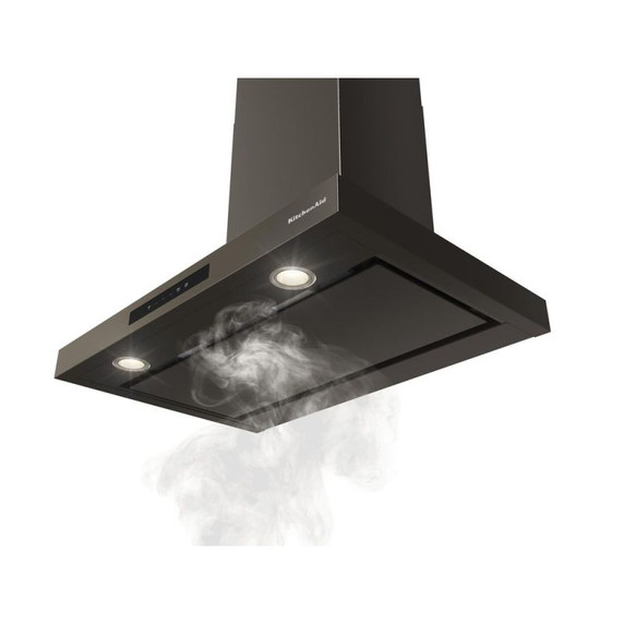 KitchenAid® 30-inch Wall-Mount, 4-Speed Canopy Hood KVWC730SBE