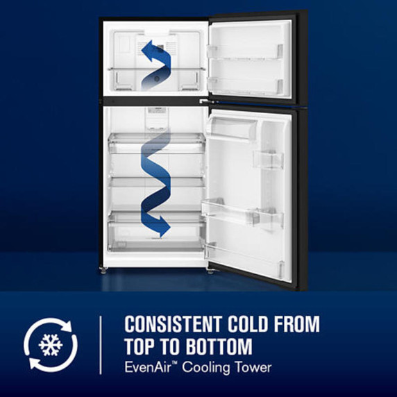 Maytag® 30-Inch Wide Top-Freezer Refrigerator with Garage Mode - 19 Cu. Ft. MRTX5119SB