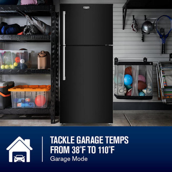 Maytag® 30-Inch Wide Top-Freezer Refrigerator with Garage Mode - 19 Cu. Ft. MRTX5119SB