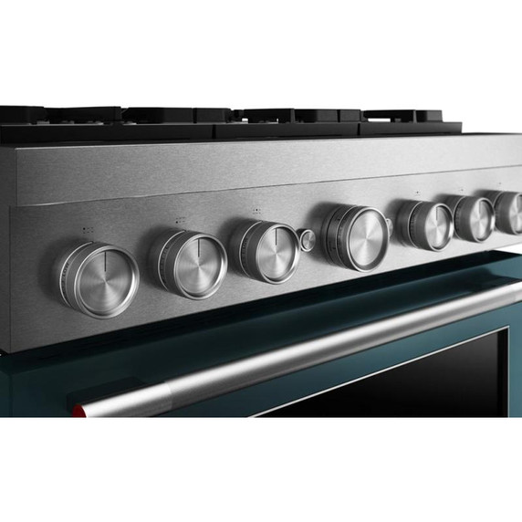 Kitchenaid® 36-Inch 6 Burner Commercial-Style Dual Fuel Range with No Preheat Air Fry Mode KFDS936SAG