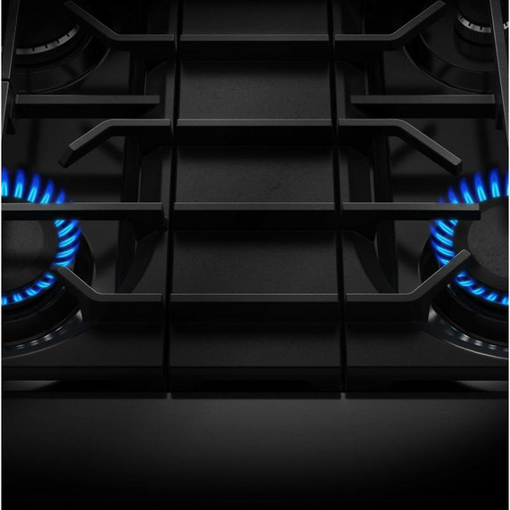 KitchenAid® 30-Inch 4 Burner Commercial-Style Gas Range with No Preheat Air Fry Mode KFGS930SBE