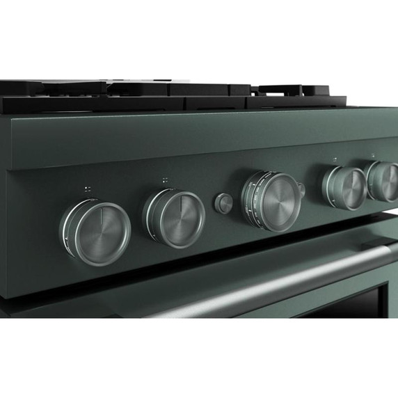 KitchenAid® 30-Inch 4 Burner Commercial-Style Gas Range with No Preheat Air Fry Mode KFGS930SJP