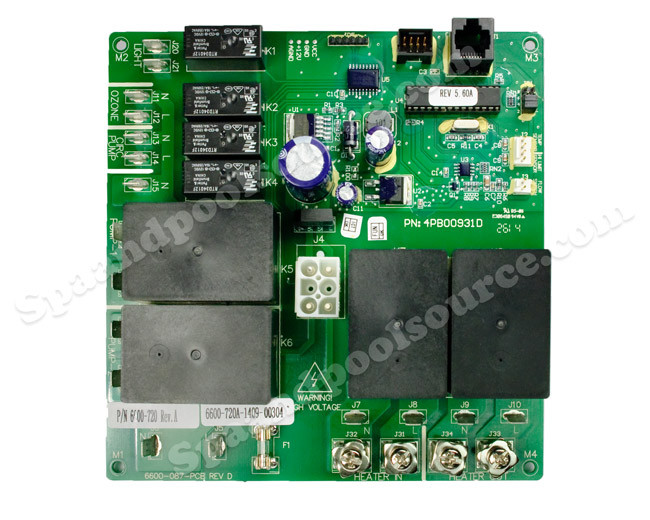 Sundance Spas New Version Hartford Circuit Board Replaced Obsolete 6600-326-6600-046 PN:4PB00931D Rev 5.59