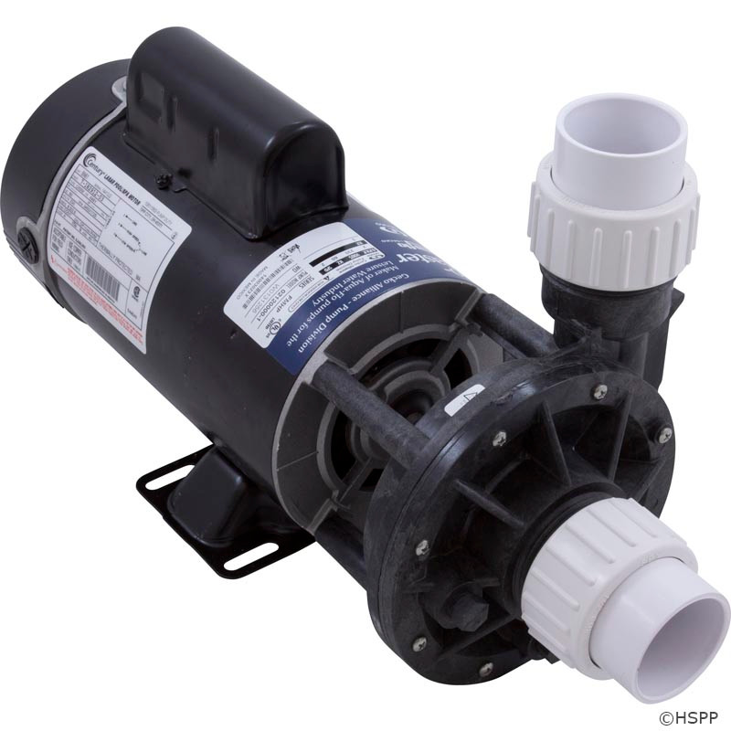 Gecko Aqua-Flo Flo-Master FMHP, 02115000-1010, 2 hp 2 Speed 240Volt, Side Discharge with 1-1/2" Unions