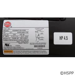 06130395-2040HZN, Aqua-Flo FMXP2 Pump, 3HP, 240 Volt, 2 Speed, 48 Frame Pump. 2 inch Intake and Discharge