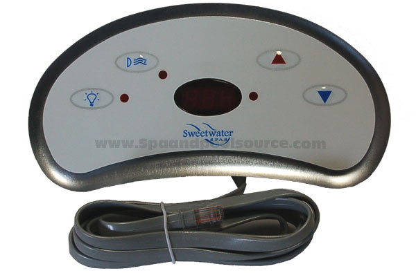 New Version Sundance Spas 6600-834 Control Panel 2000-2002 Sweetwater Series 1 Pump Cyprus, Aruba Replaced Obsolete Original