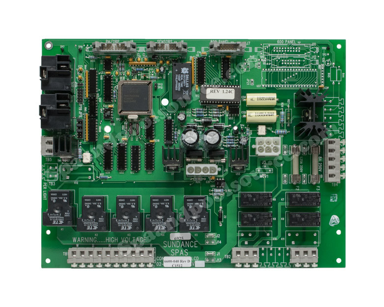 New Version Sundance Spas Current Version Replaced 6600-040 Spa Circuit Board with Permaclear Replaced Obsolete Original