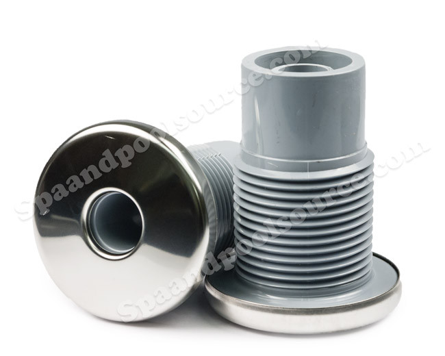 6540-699, Jet Wall fitting with 316 Stainless (Gray)
Jet face is 1.75" diameter