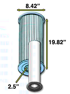 Sundance Spas 6541-397 Spa Filter for 880 Systems - 2009+