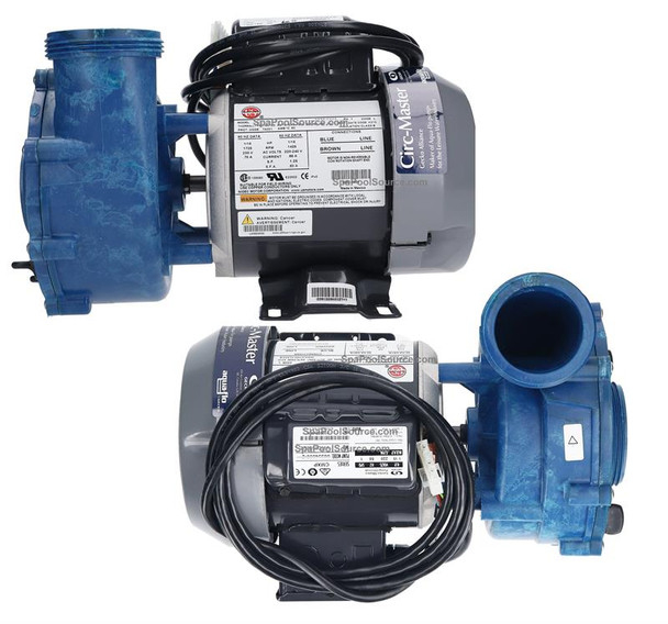 Sundance Spas New Version Heater Circulation Pump Replaced Obsolete Emerson K55MYKRF-9557, 9352-9304, 220-240V Export Version