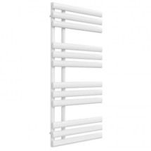 Reina Chisa - White - Designer Heated Towel Rail-(1130mm x 500mm)