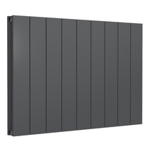 Reina Casina Horizontal - Anthracite Double - Aluminium Radiator - 600mm x 850mm