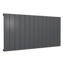 Reina Casina Horizontal - Anthracite Single - Aluminium Radiator - 600mm x 1230mm