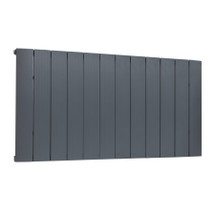 Adept KAVA Aluminium Horizontal Single Designer Radiator - 600 x 1135mm - Anthracite