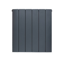 Adept KAVA Aluminium Horizontal Double Designer Radiator - 600 x 565mm - Anthracite