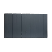 Adept E-RAD Athena Electric Aluminium Radiator (Anthracite/Horizontal) - Programmable with Wifi Control - 2000W Face On View Adept E-RAD Athena Electric Aluminium Radiator (Anthracite/Horizontal) - Programmable with Wifi Control - 2000W Face On View