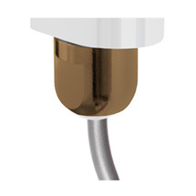 Dual Fuel Standard Element (Includes T-Piece) 300W - Brushed Bronze with Grey Cable