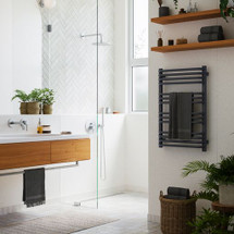 ALEX ONE Electric Towel Rail, 760/500-Modern Grey