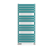 Terma WARP T BOLD 1110 x 500  Heated Towel Rail - RAL 5018 Matt Teal