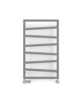 Terma ZIG ZAG 835 x 500  Heated Towel Rail - Salt n Pepper