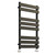 Queenstown Orca Black Designer Towel Radiator - 800 x 450mm
