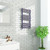 Queenstown Sapphire Matt Designer Towel Radiator - 800mm x 450mm