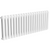 Reina Coneva Horizontal- White - Mild Steel Designer Single Radiator - (550 x 1420mm)