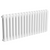 Reina Coneva Horizontal -White- Mild Steel Designer Single Radiator -(550 x 1210mm)