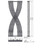 Reina Dimaro- Anthracite -Vertical Designer Radiator -(1760mm x 620mm) - dimensions