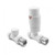 Reina Modal - White - TRV Radiator Valve and LockShield (Straight)