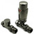 Reina Modal- Oiled Bronze-Straight- TRV Radiator Valve and LockShield