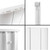 Adept KAVA Aluminium Horizontal Single Designer Radiator - 600 x 565mm - White