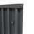 Adept KAVA Aluminium Horizontal Single Designer Radiator - 600 x 945mm - Anthracite