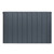Adept KAVA Aluminium Horizontal Single Designer Radiator - 600 x 945mm - Anthracite