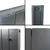 Adept KAVA Aluminium Horizontal Double Designer Radiator - 600 x 936mm - Anthracite
