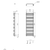 ALEX ONE Electric Towel Rail, 1580/500 - Modern Grey