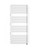 WARP T One Electric Towel Rail, 1110/500-Soft 9016 (Matt White)