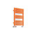 Terma WARP T BOLD 655 x 500 Heated Towel Rail - RAL 2003 Matt Orange