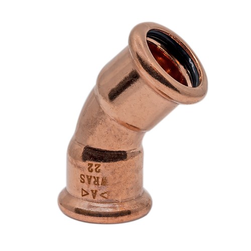 Copper Press - 45° Obtuse Elbow
